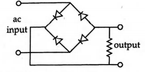 Full-wave rectifier diagram
