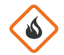 <p>Flammable when exposed to heat, fire or sparks, or give off flammable gases when reacting with water. Ignition sources should be avoided.</p>
