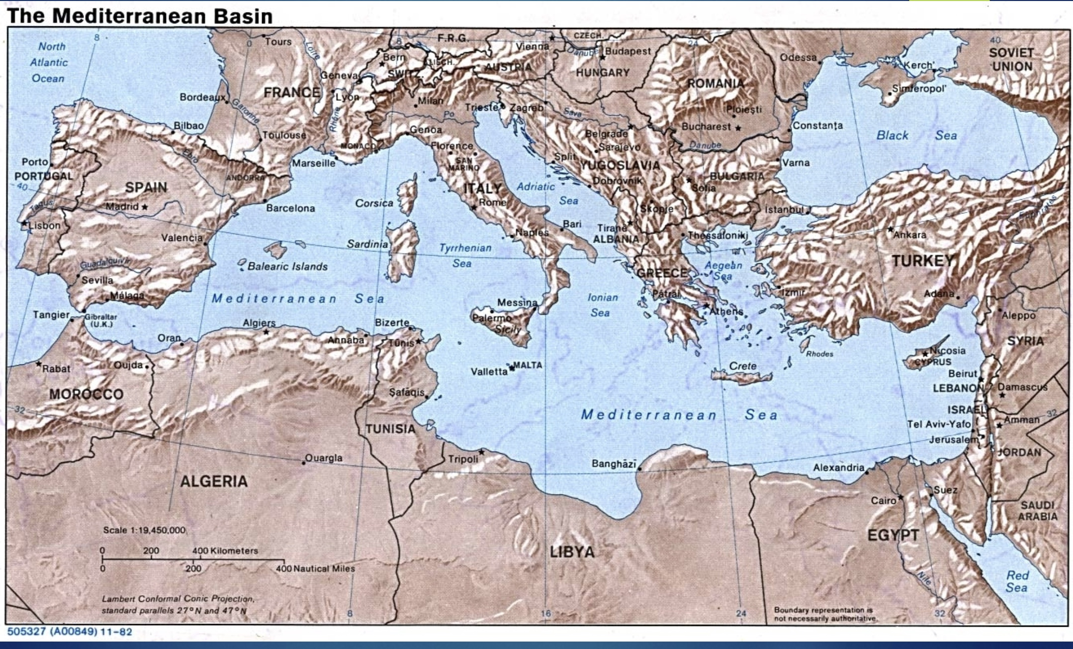 <p>Where is Mainland Greece on this Map?</p>