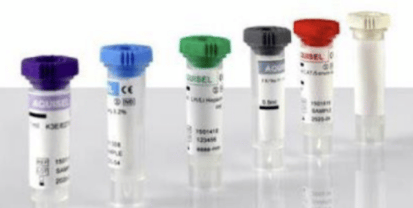 <p>¿cuál tubo escogemos para hacer una proteinograma?</p>