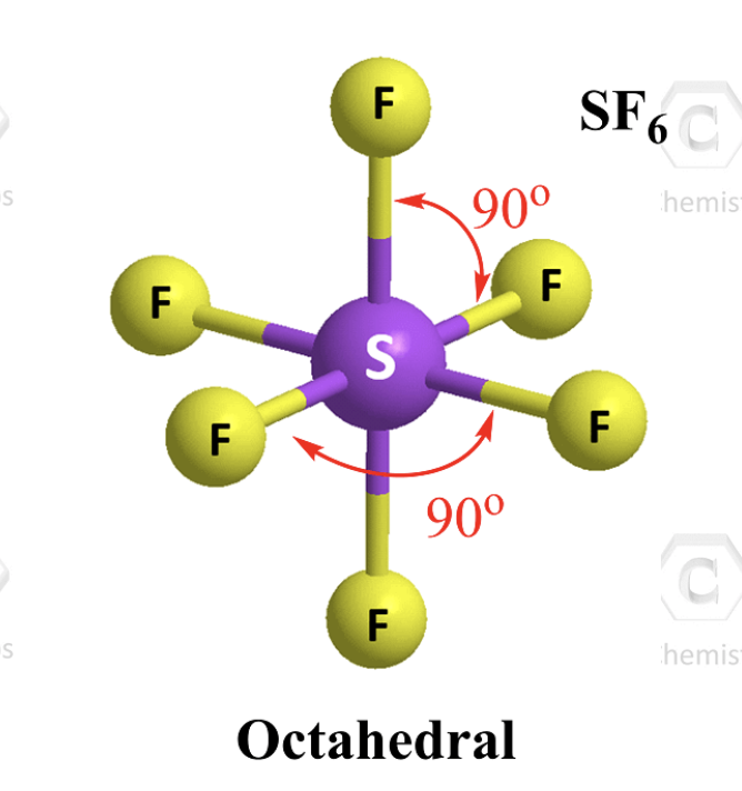 <p>octahedral (90)</p>