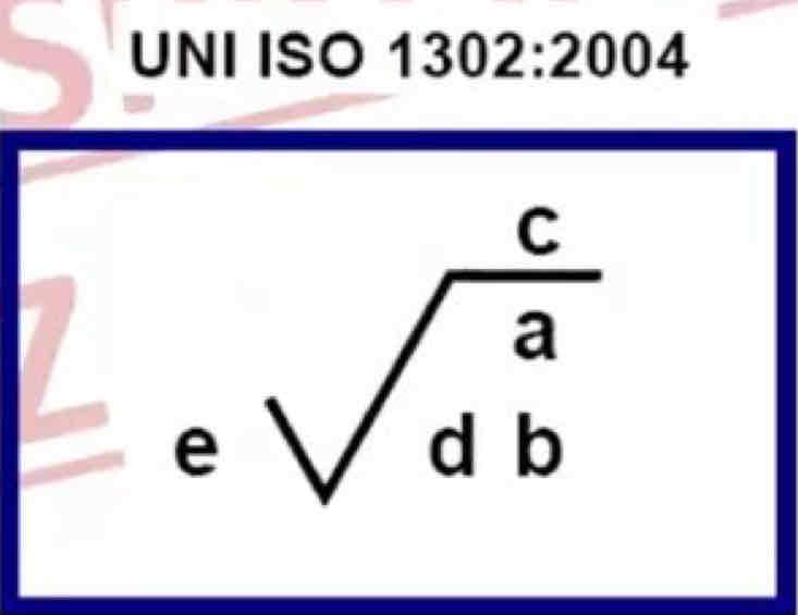 <p>quando parliamo di rugosità, ci riferiamo alla <strong>qualità superficiale </strong>degli oggetti.</p><p><strong><span style="color: red">ES XC:</span></strong> Se dobbiamo accoppiare un perno cilindrico con un foro, la rugosità degli elementi influisce sull’accoppiamento.</p><p>Dunque, il nostro disegno dovrà contenere le <strong>informazioni al riguardo</strong>, la nuova normativa prevede l’uso di un simbolo simile alla<strong> radice quadrata con sia numeri che lettere </strong>che ci danno indicazioni inerenti alla rugosità:</p><p><strong><span style="color: blue">a) rugosità</span></strong></p><p><strong><span style="color: blue">b) tipo di lavorazione</span></strong></p><p><strong><span style="color: blue">c) lunghezza di base (mm)</span></strong></p><p><strong><span style="color: blue">d) orientamento dei solchi (tabella)</span></strong></p><p><strong><span style="color: blue">e) sovrametallo di lavorazione</span></strong></p><p><strong><span style="color: blue">f) alte informazioni</span></strong></p>