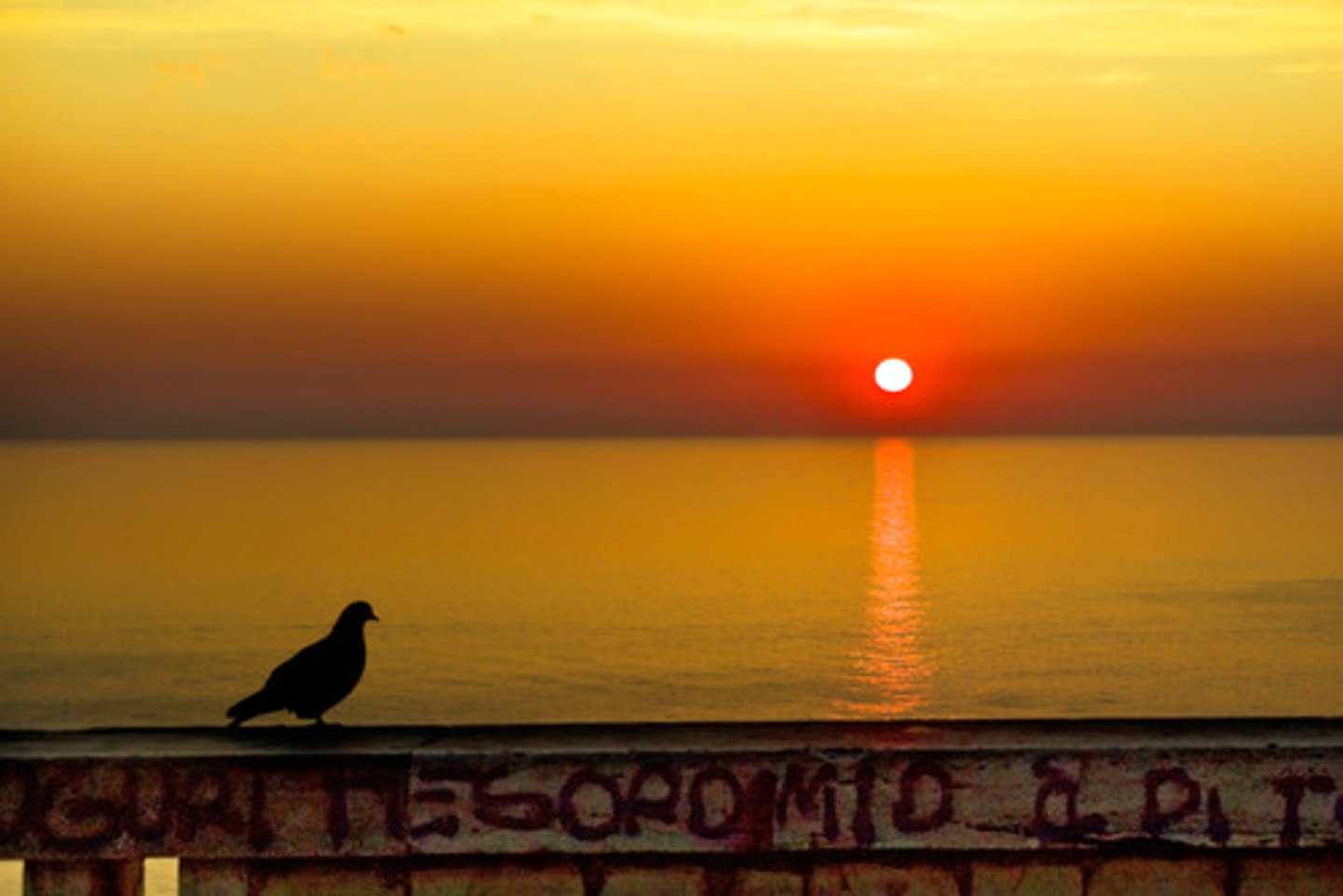 <p>at dawn, at sunrise</p>