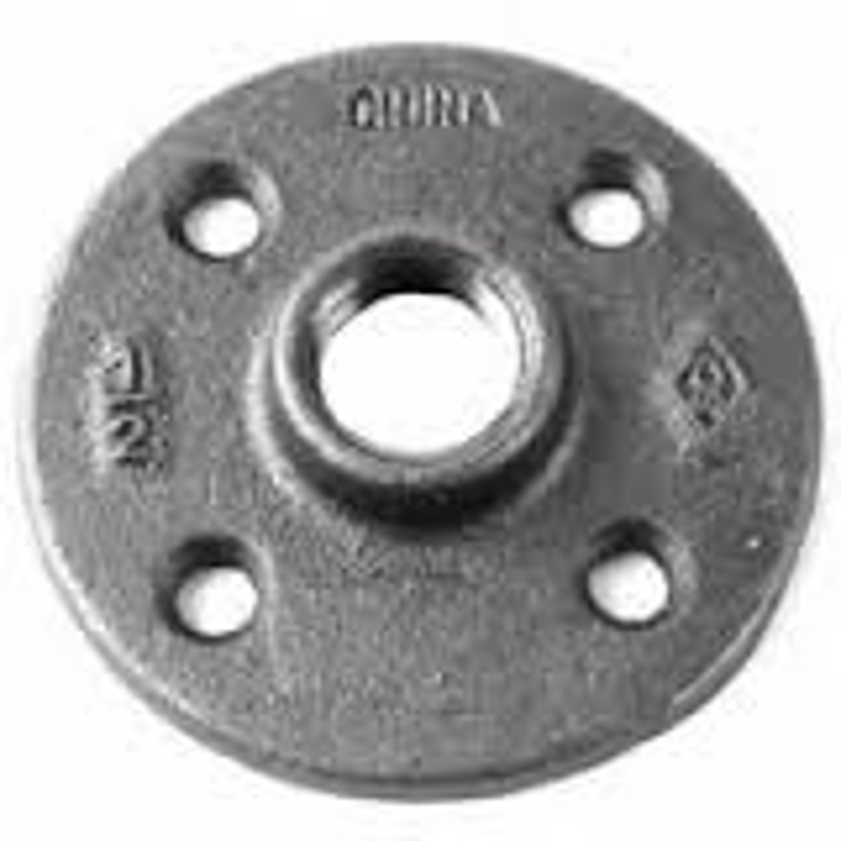 <p>Flattened collar or rim around a cylindrical part to allow for attachment.</p>