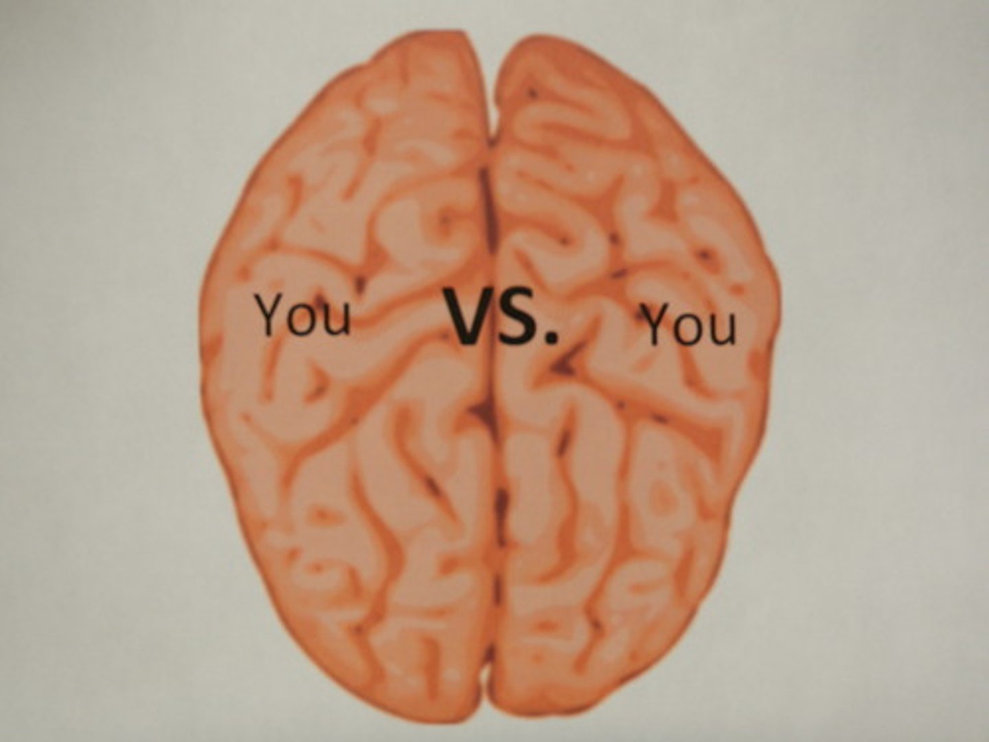 <p>A struggle within a character's mind</p>