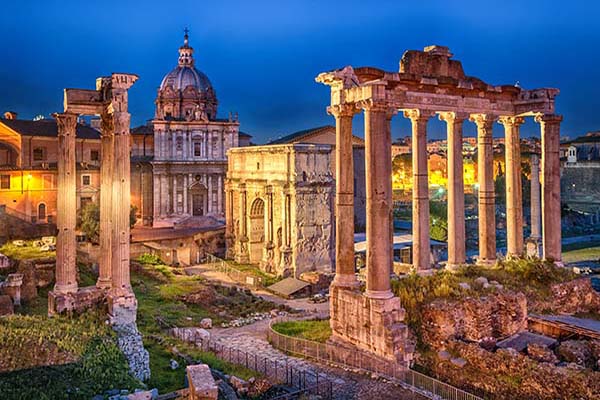 <p>For centuries the Forum was the center of day-to-day life in Rome: the site of triumphal processions and elections; the venue for public speeches, criminal trials, and gladiatorial matches; and the nucleus of commercial affairs</p>