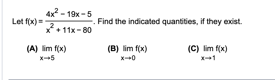 <p>C) Lim x→1</p>