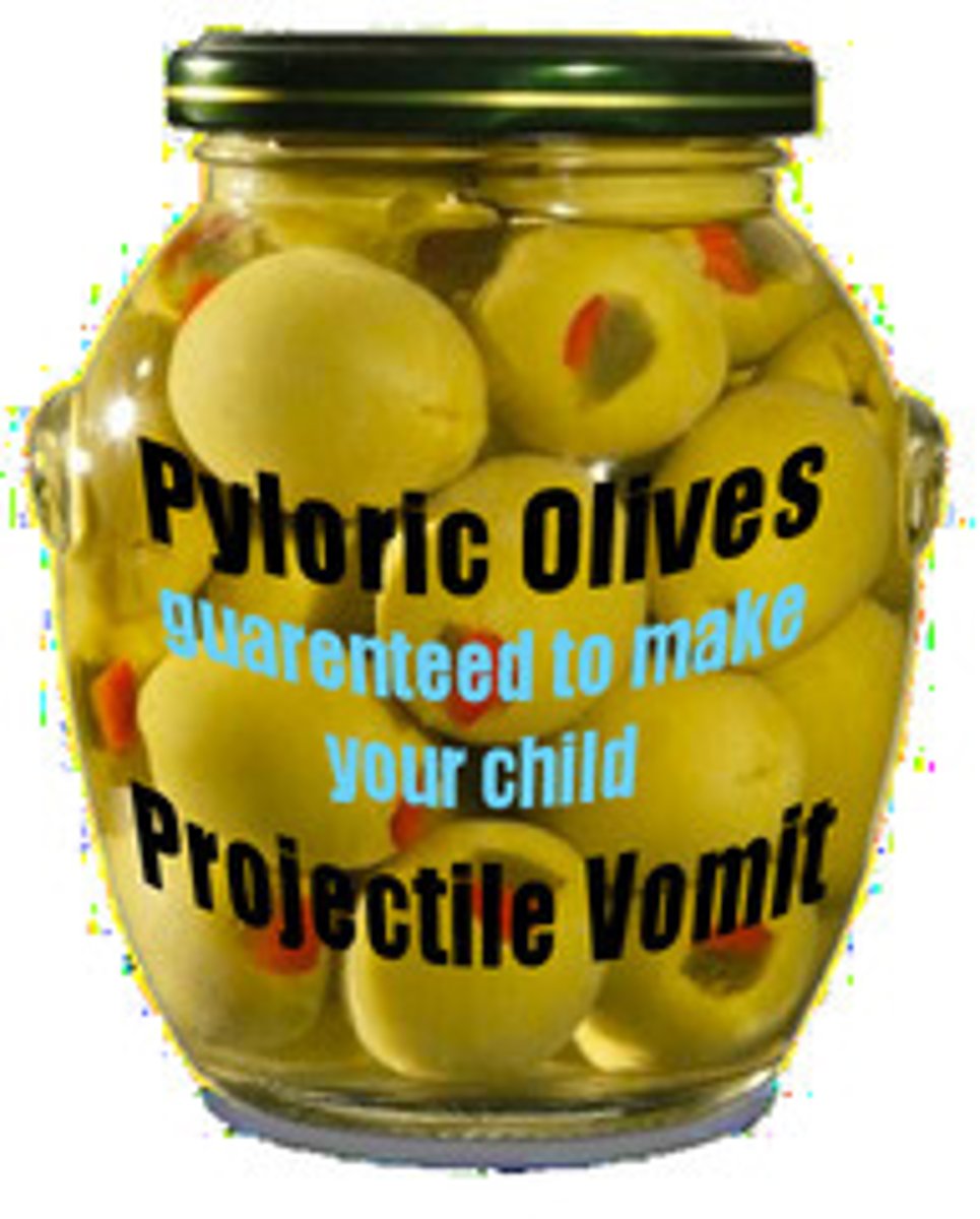 <p>- Projectile vomiting</p><p>- Hungry after vomiting</p><p>- Olive shaped mass in RUQ</p><p>Metabolic alkalosis</p>