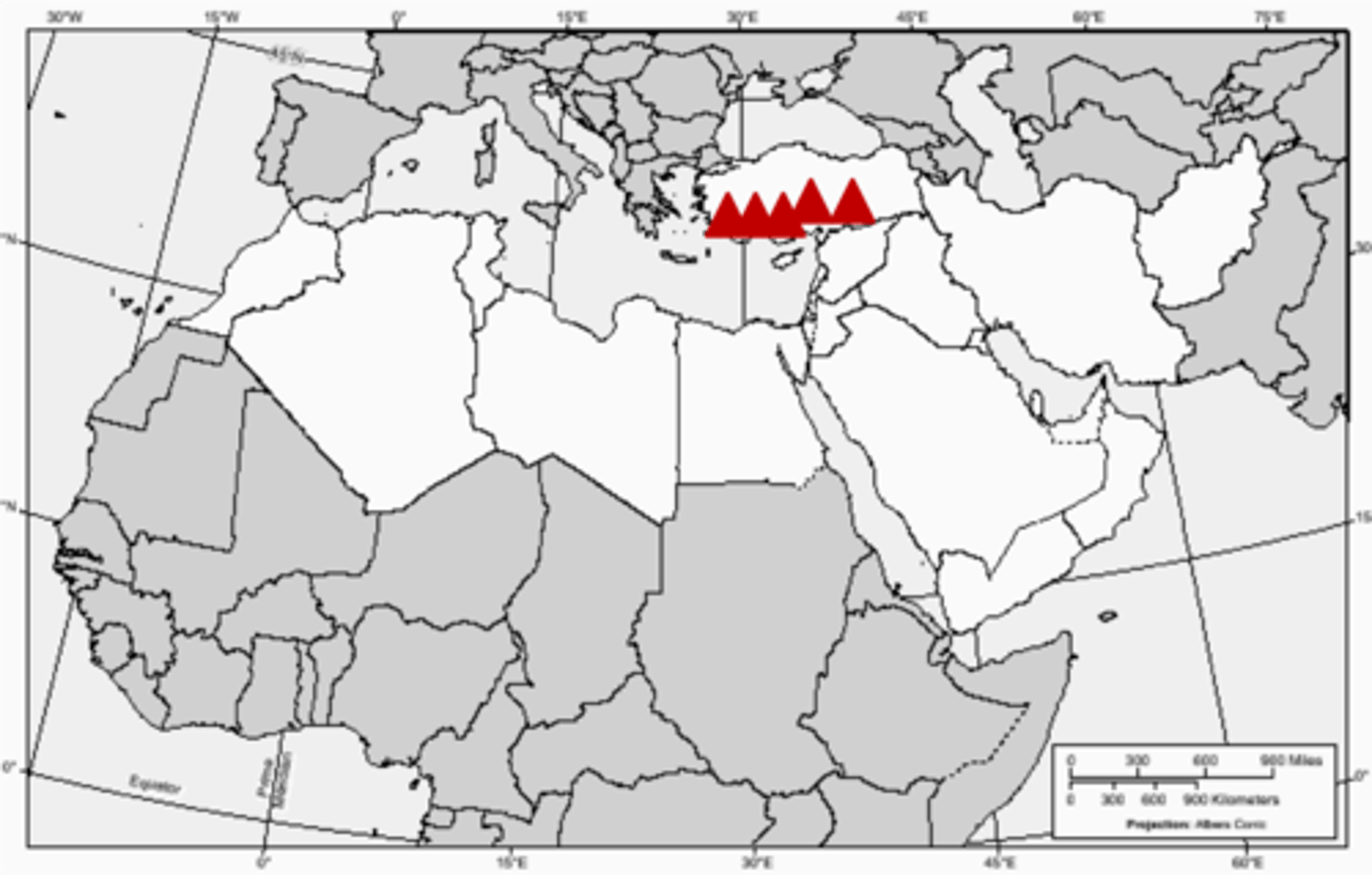 <p>Mountains in northern Mesopotamia</p>