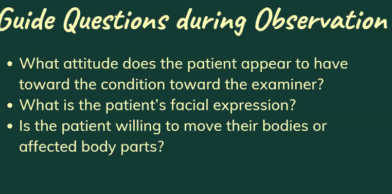 <p><strong>Guide questions </strong>during Observation (Type 1)</p>