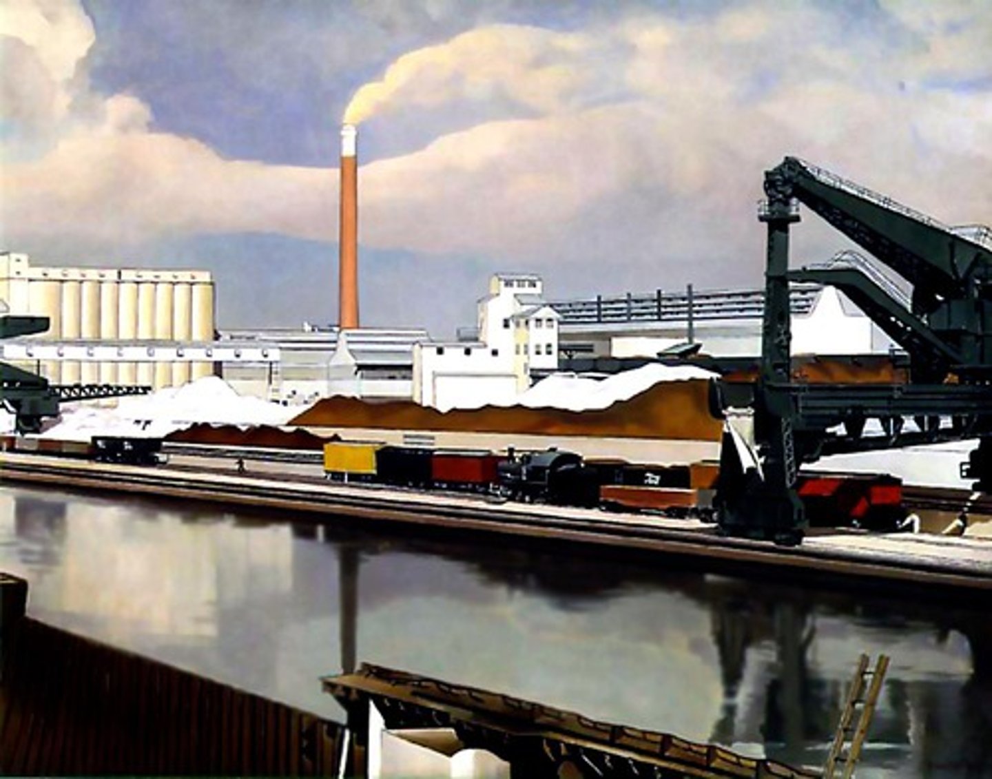 <p>Charles Sheeler, American Landscape, 1930</p>