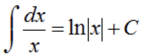 <p>ln|x|+c</p>