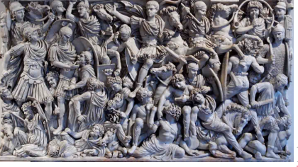 <p>The Ludovisi Sarcohpagus</p>