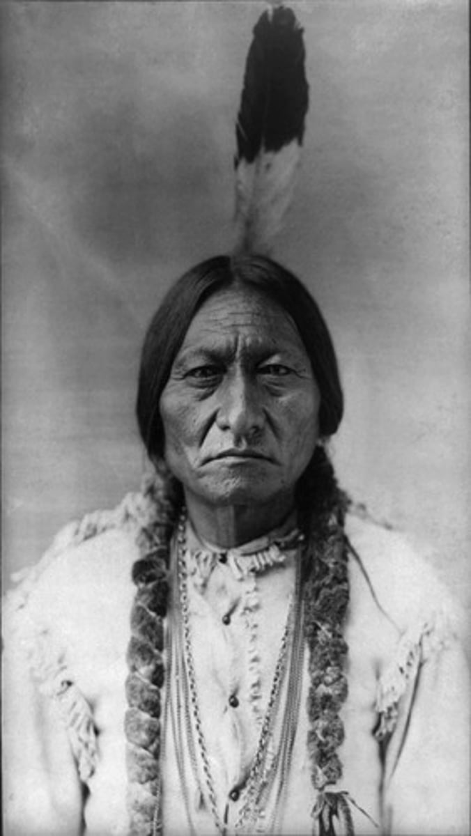 <p>American Indian medicine man, chief, and political leader of his tribe at the time of the Custer massacre during the Sioux War</p>