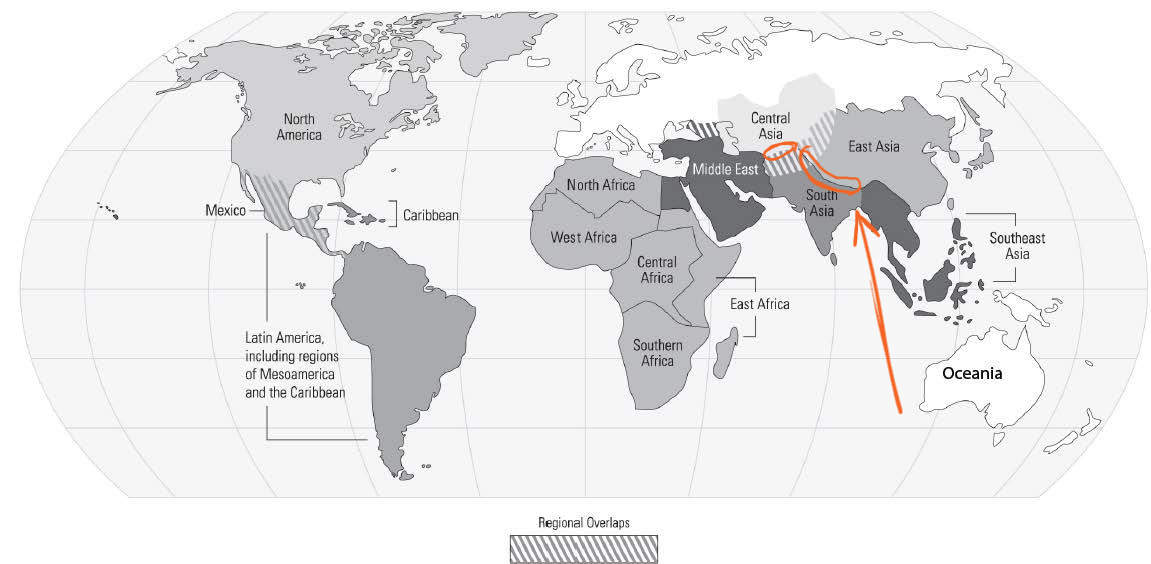 <p>In regards to mountain ranges, this would be the ___ mountains</p>