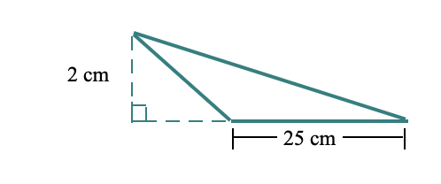 <p><strong>HW 9.3</strong></p><p><strong>Q4) </strong><span><span>Determine the area of the triangle.</span></span></p>