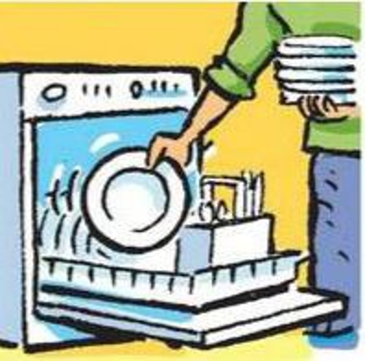 <p>to load the dishwasher</p>