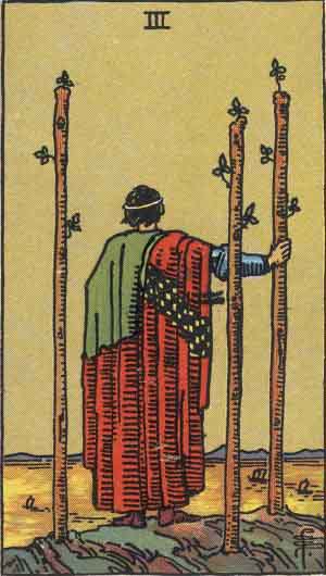 <p>3 of wands</p>