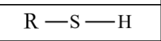 <p>Functional groups that:</p><ul><li><p>Contain sulfhydryl groups  (-SH) </p></li><li><p>They are slightly polar</p></li><li><p>Less soluble in water than alcohols but can dissolve weakly  </p></li></ul><p></p>