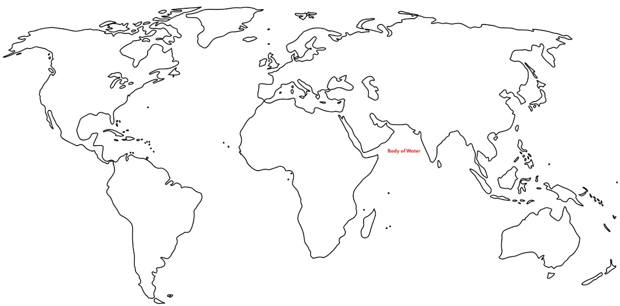 <p>What is the body of water?</p>