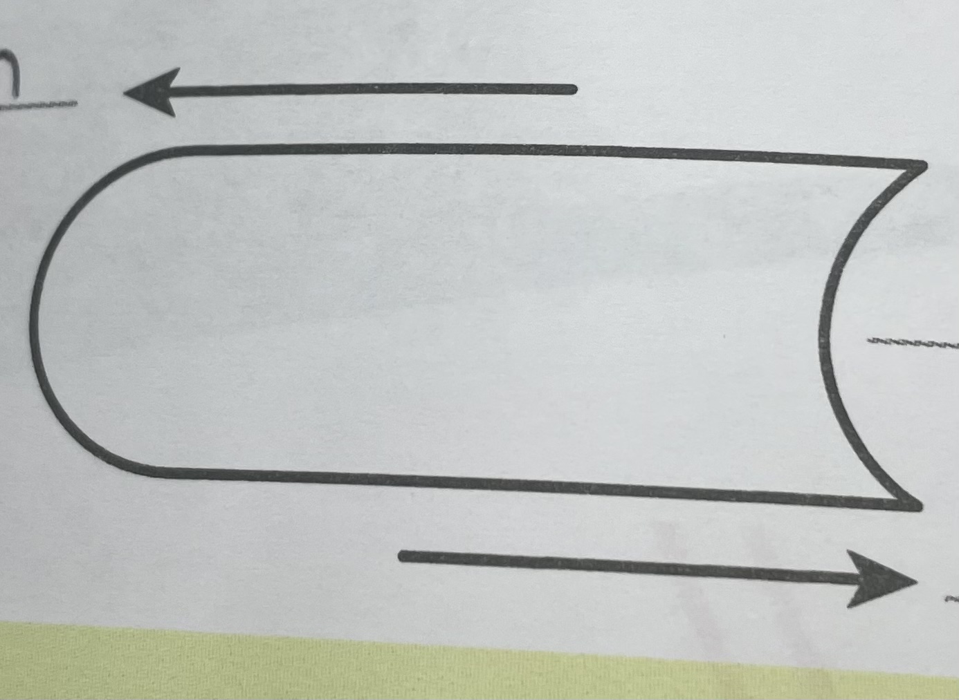 the arrow on the top in this illustration indicates…