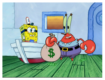 <p><span>Spongebob (Phylum Porifera) and Mr. Krabs (Phylum Arthropoda) (pictured above) are </span><u><span>BOTH</span></u><span>...</span></p>