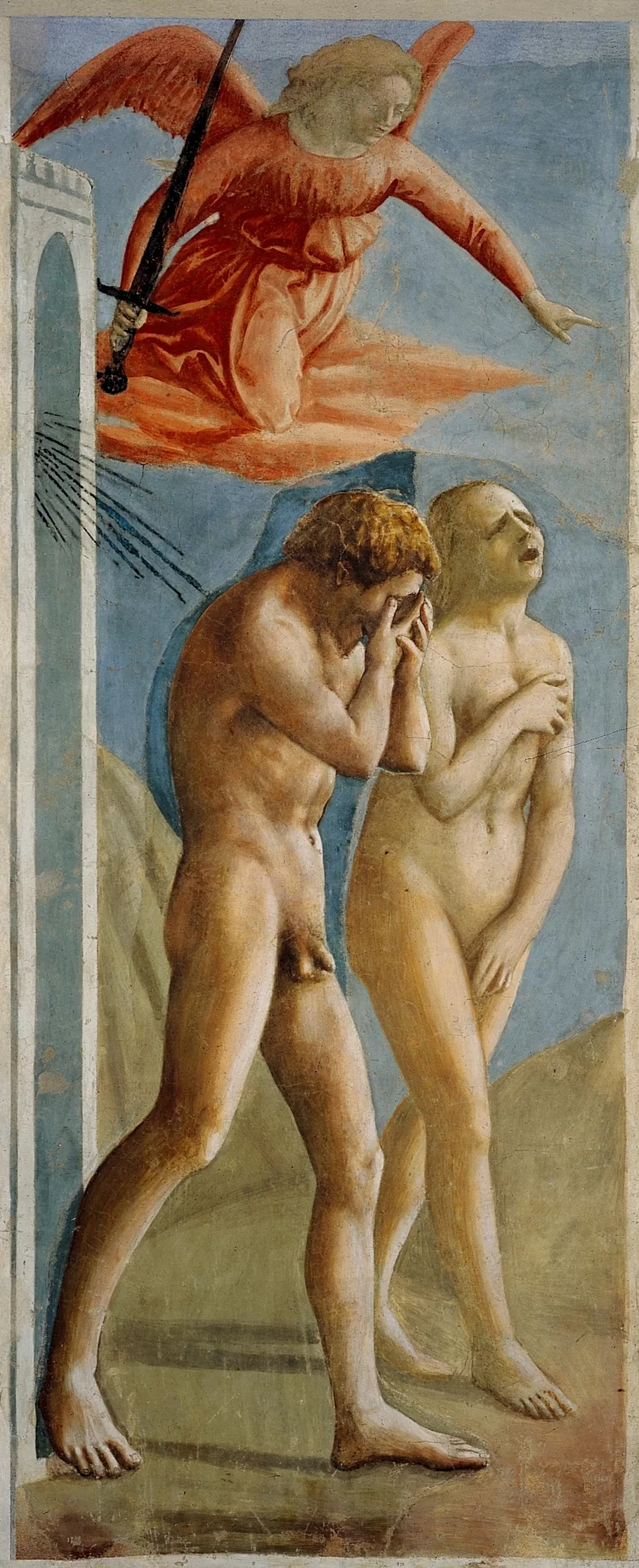 Expulsion from the Garden of Eden, 1425. Masaccio