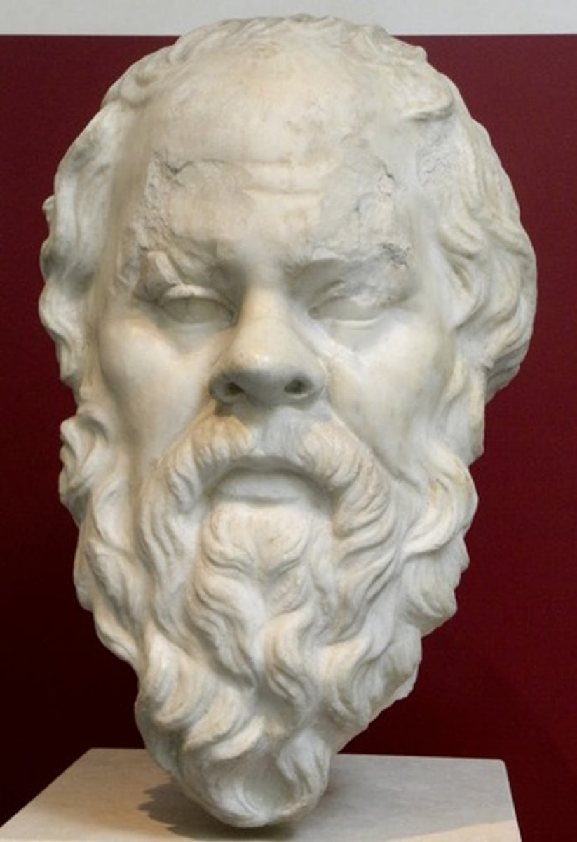 <p>An Athenian philosopher who thought that human beings could lead honest lives and that honor was far more important than wealth, fame, or other superficial attributes.</p>