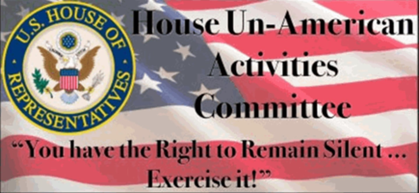 <p>House Un-American Activities Committee</p>