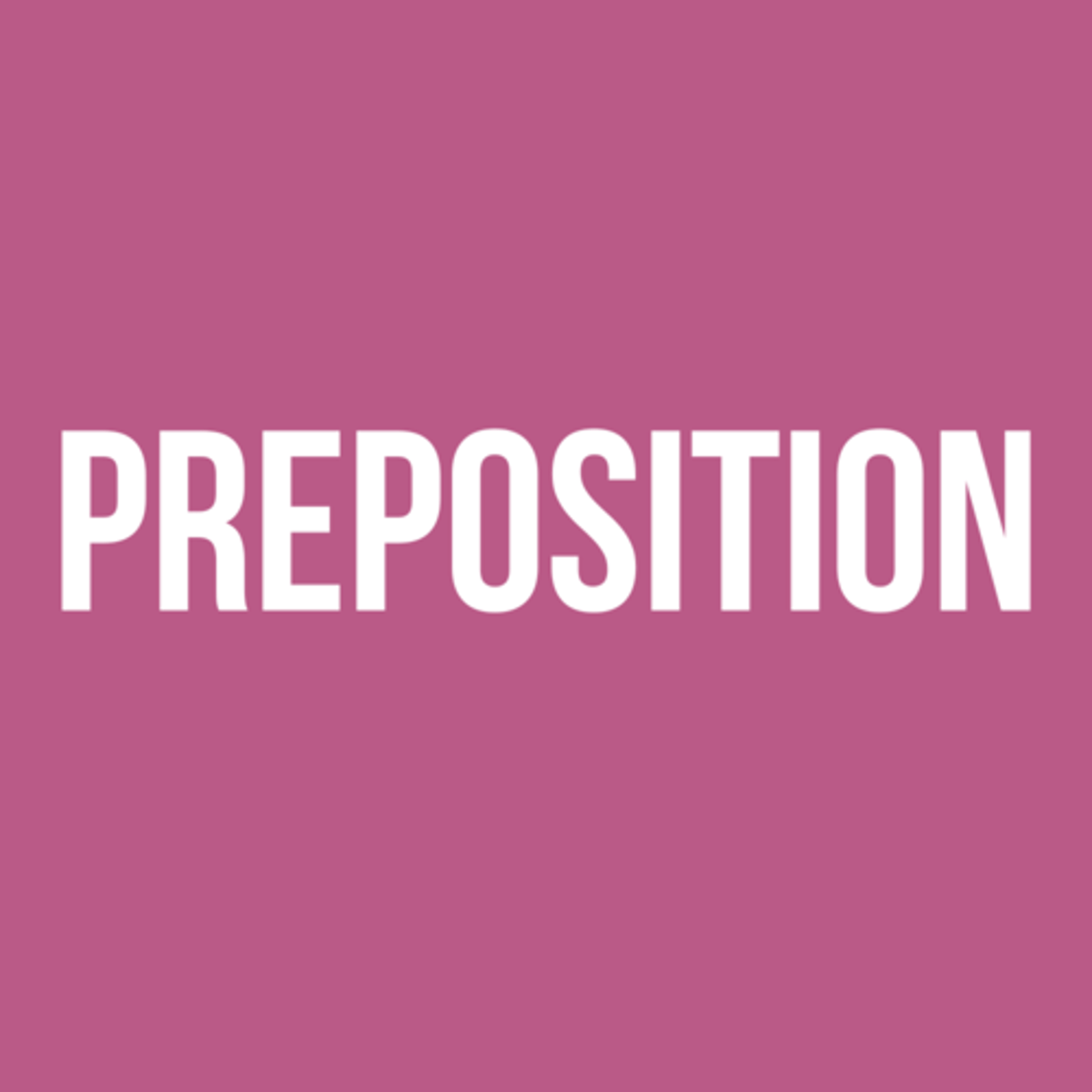 <p>in, on</p>
