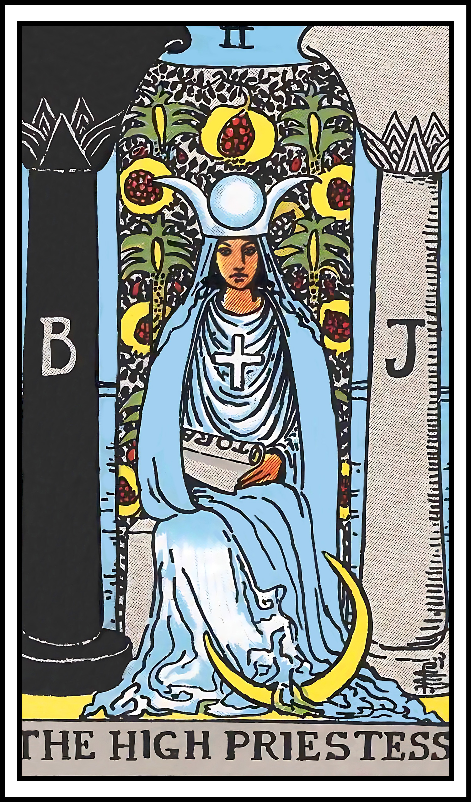 <p>the high priestess</p>