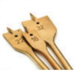 Efficiently makes large holes

Efficiently removes waste

Long shank for greater depth