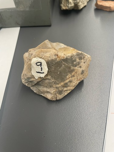 <ul><li><p>Tan and grey</p></li><li><p>Chemical</p></li><li><p>Smooth</p></li></ul>