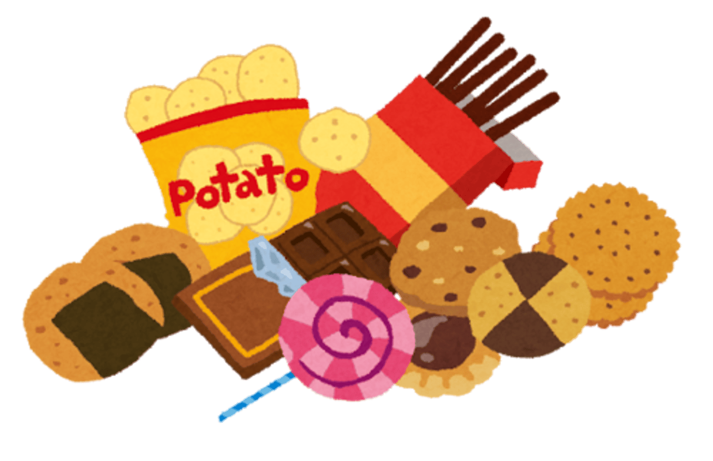 <p>snack; sweets</p>