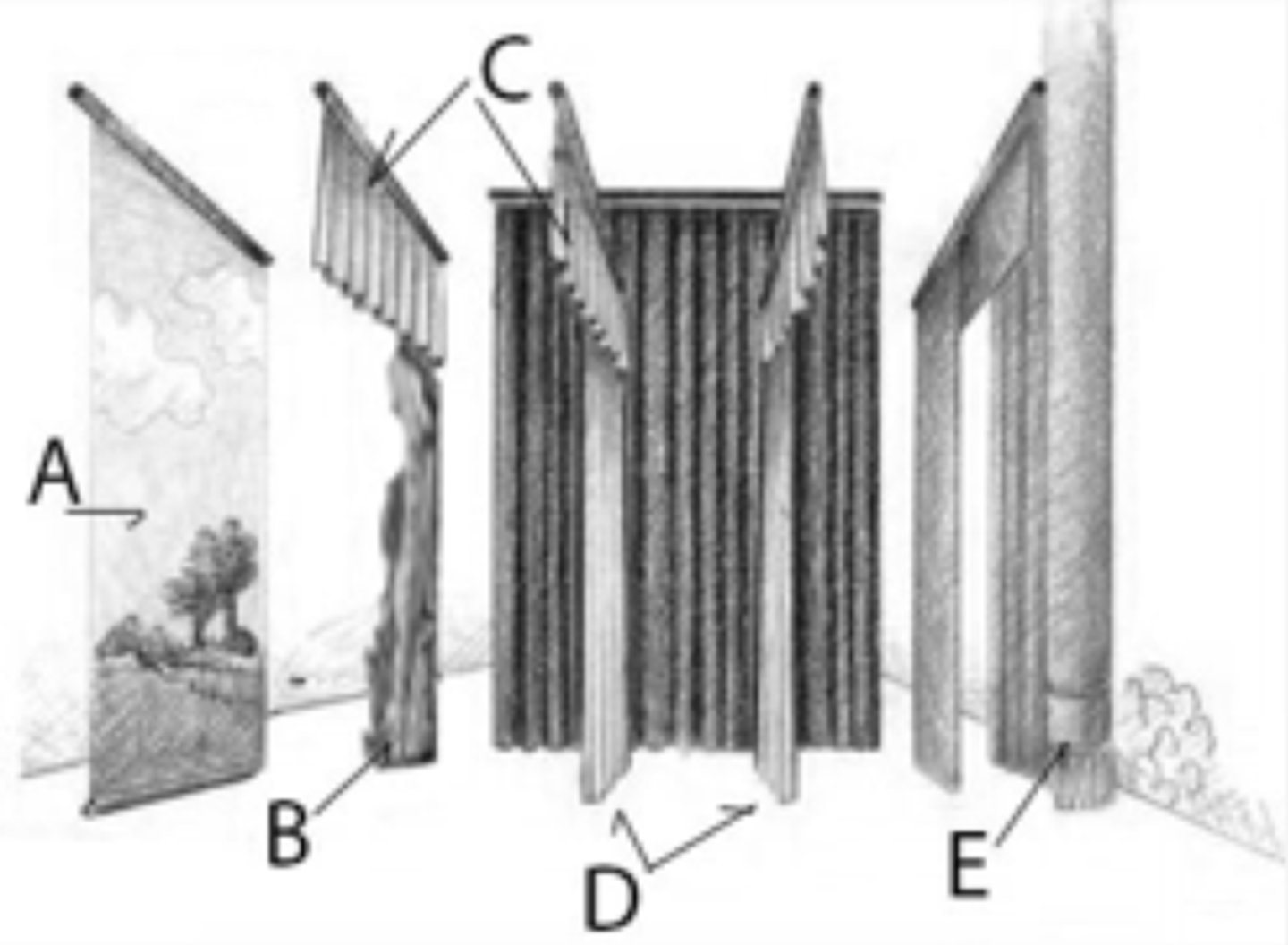 <p>Letter B refers to</p>