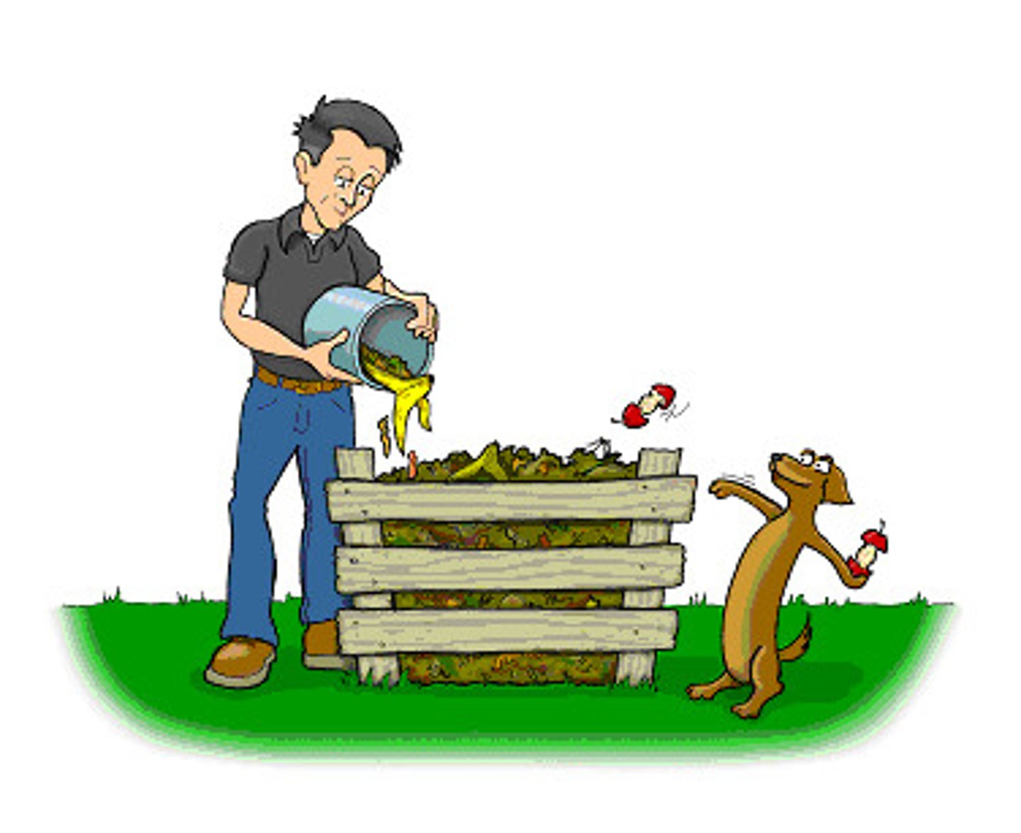 <p>to make compost</p>