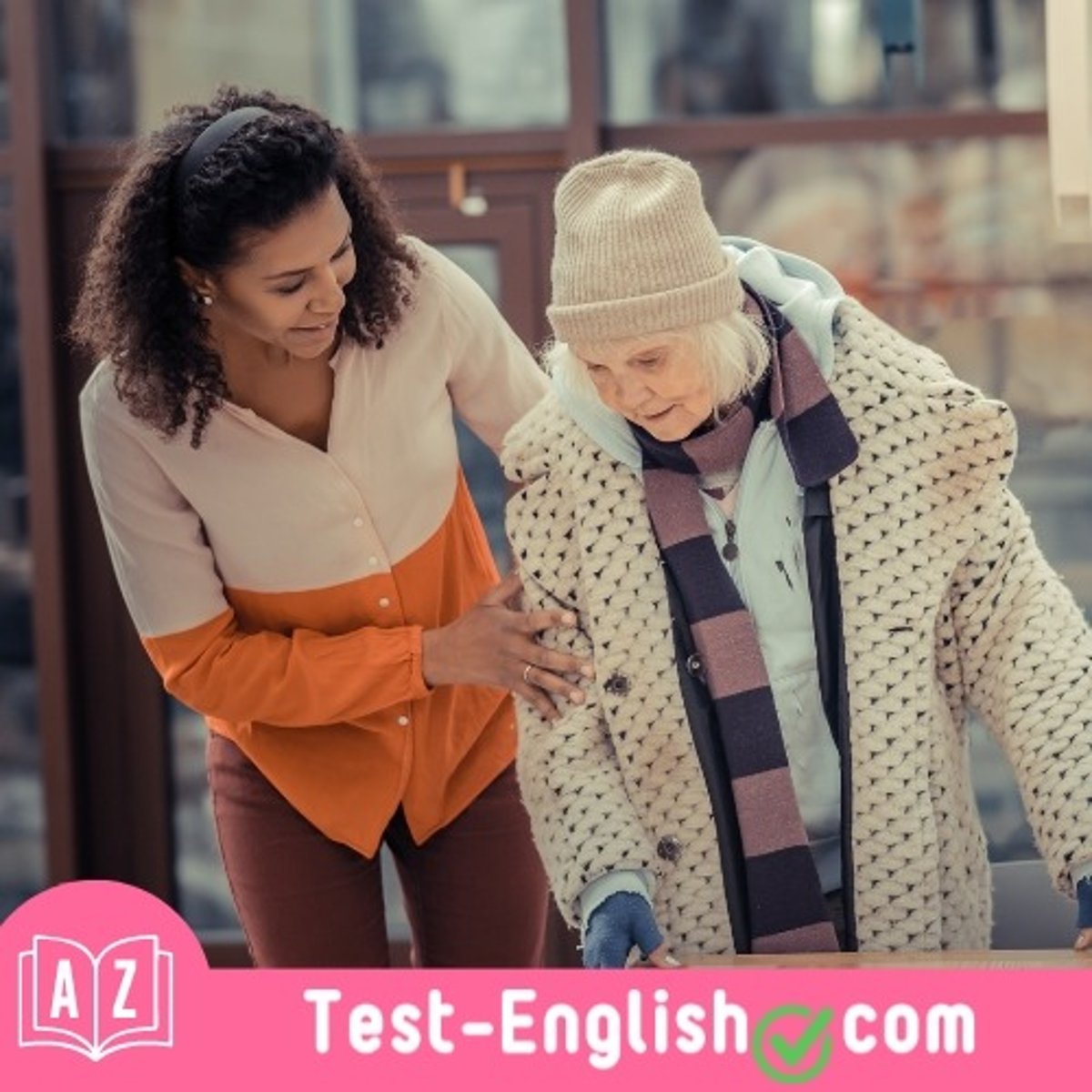 <p>She is ______. She always helps and does nice things for other people.</p>