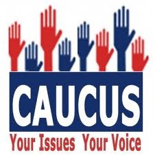 1. A group of people who share the same ideals in political or non-political matters. Some caucuses only include members from 1 party like Democratic Caucus. Are standstill and can be a coalition if bipartisan.