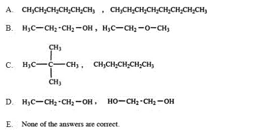 <p><span style="color: rgb(255, 253, 253);"><span>Which of the following pairs of substances is arranged so that the one with higher viscosity is listed first?</span></span></p>