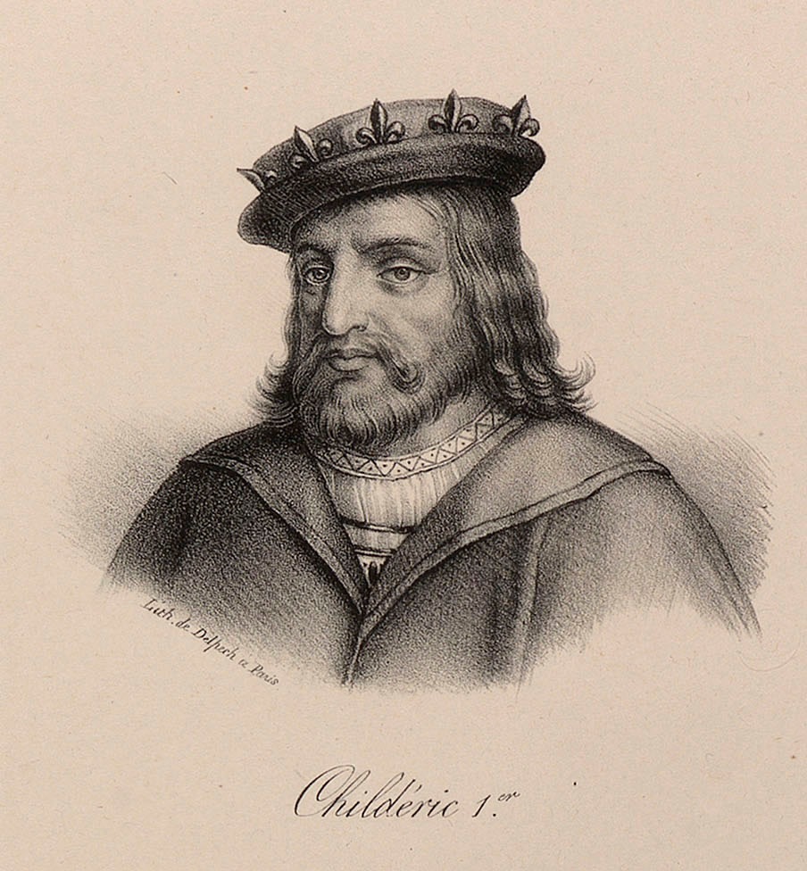 <p>Wat was de rol van Childerik I?</p>