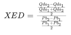 <p>Measures the responsiveness of Qd of one good to a change in the price of the other good</p>
