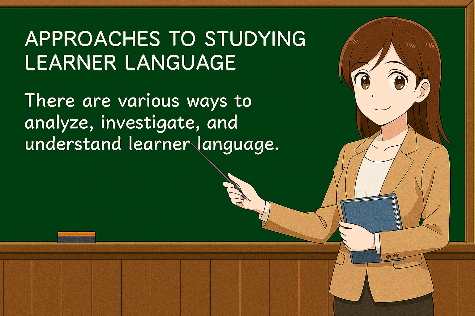 <ul><li><p><strong>Contrastive Analysis</strong>: predicts errors from L1–L2 differences.</p></li><li><p><strong>Error Analysis</strong>: examines actual learner errors to understand development.</p></li><li><p><strong>Interlanguage</strong>: evolving learner system combining L1, L2, and unique forms.</p></li></ul><p></p>