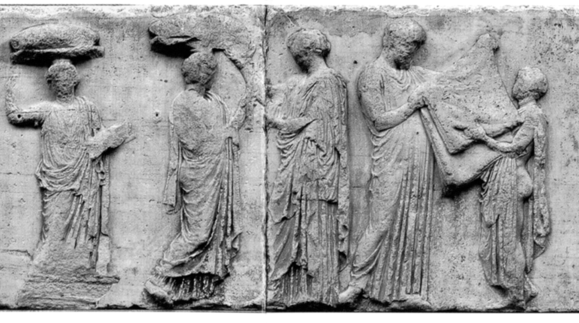 <p>Annual Athenian festival for Athena’s birthday - every four years they held the Great Panathenaia.</p><p>Contests were held - charioteering, footraces, music, poetry etc. Prizes were usually olive oil and money. </p><p>A hecatomb was sacrificed at Athene’s altar, best parts given to Athena Nike.</p><p>Civic officials, treasurers, generals, and maidens who carried vessels were given their share on the acropolis. The remaining meat was distributed in the cemetery.</p>