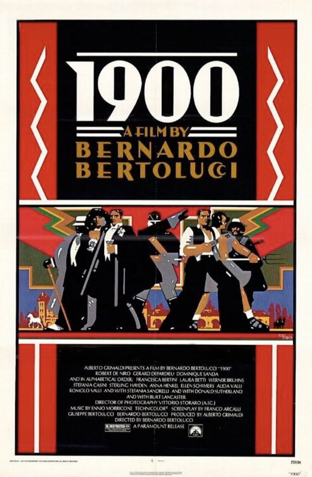 <p>This was for a five-hour Italian film about the birth of fascism. Which Canadian artist made this?</p>