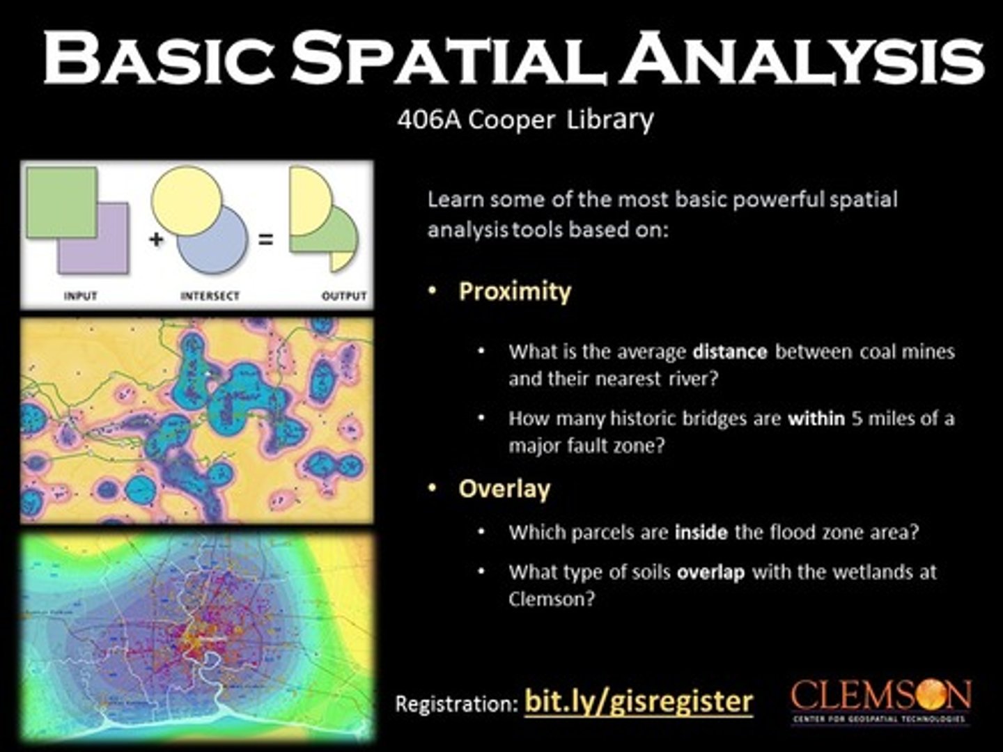 <p>The process of examining the locations, attributers and relationships of features in spacial data through overlay and nd other analytical techniques in order to address a question or gain useful knowledge.</p>
