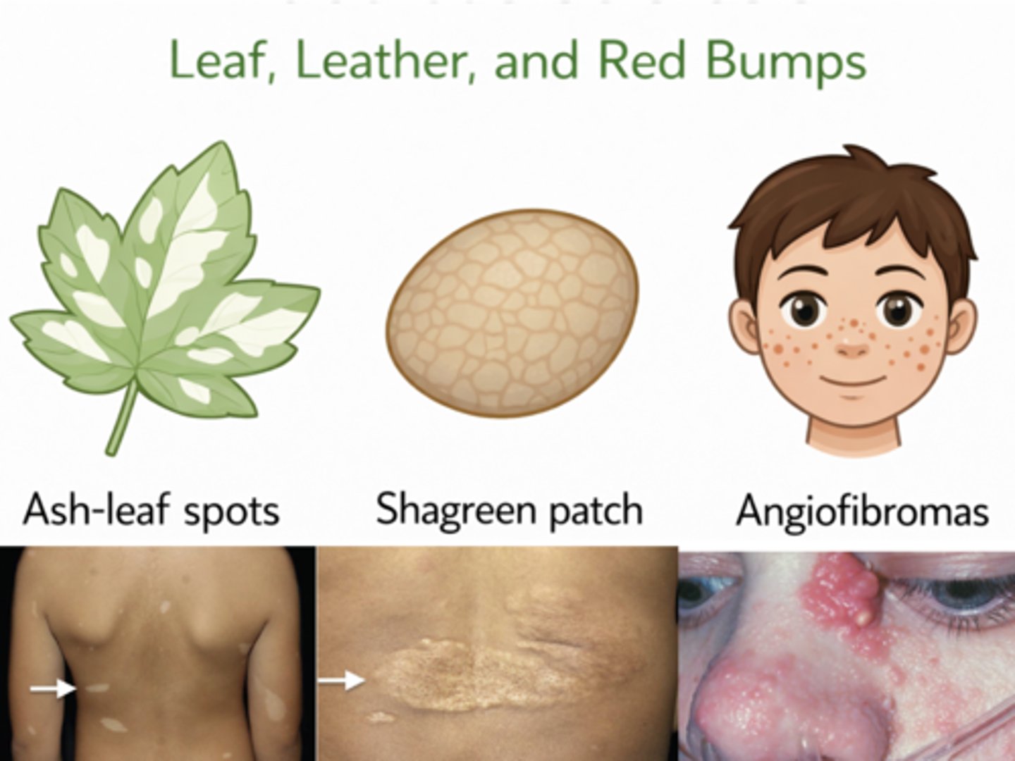 <p>ovoid areas of hypopigmentation</p>