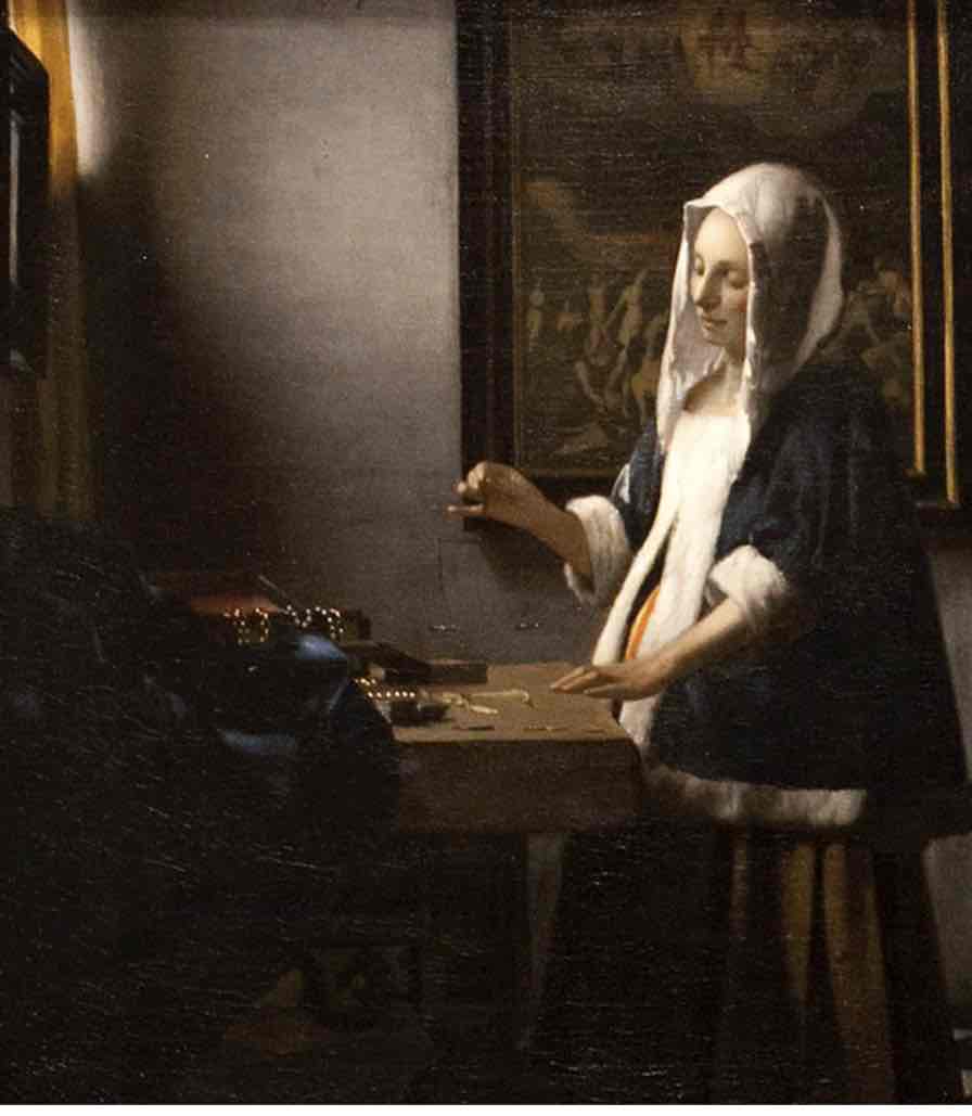 <p>johannes Vermeer, c 1664 CE, oil on canvas</p>