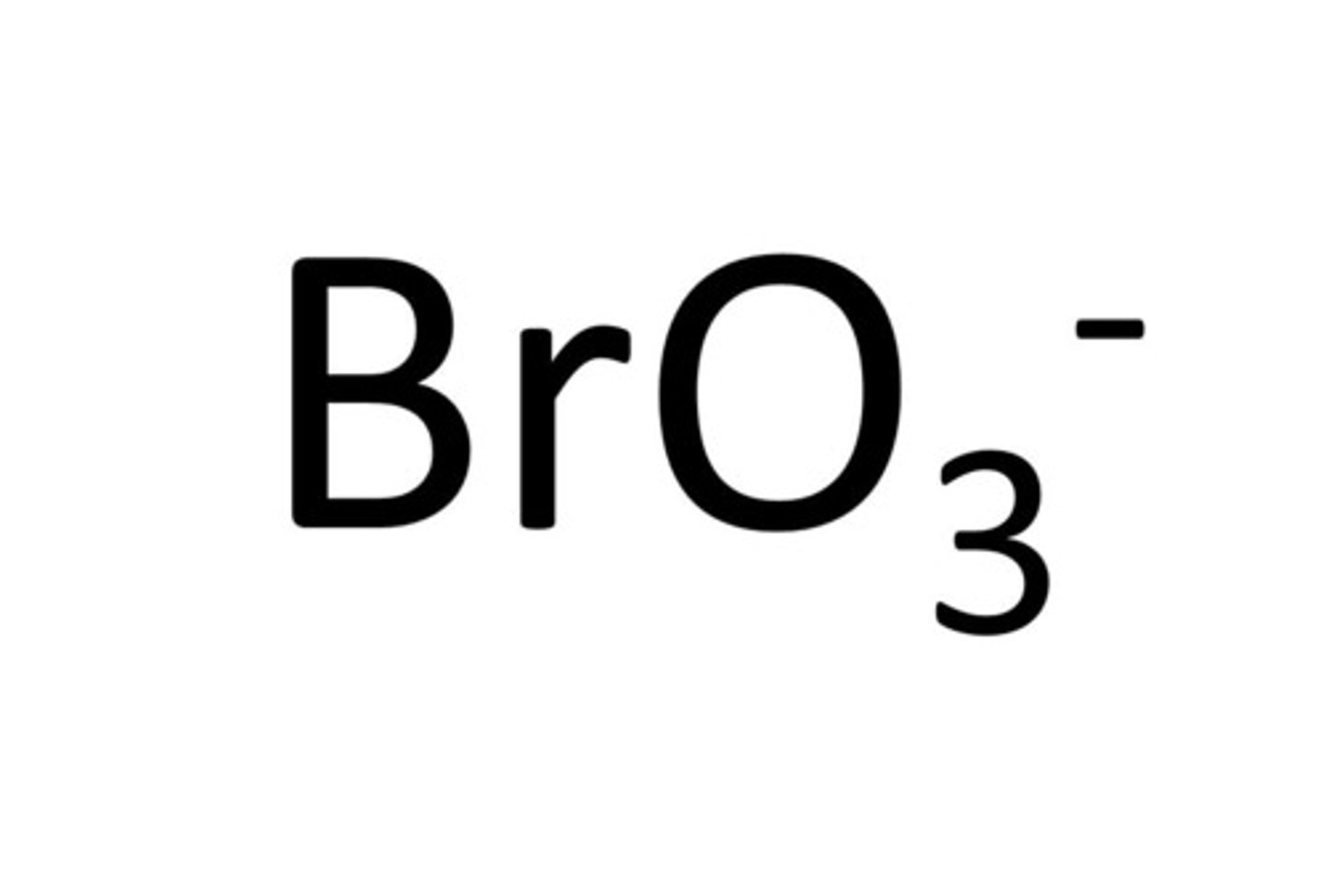 <p>BrO3-</p>