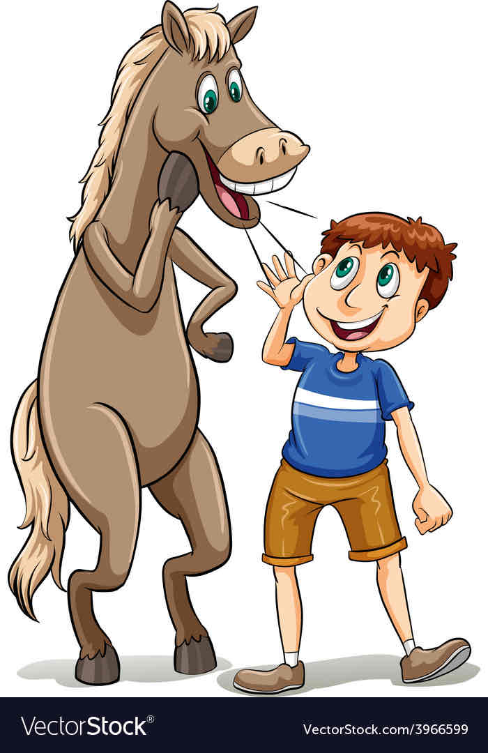 <p>straight from the horse’s mouth</p>