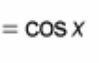 <p>? = cos(x)</p>